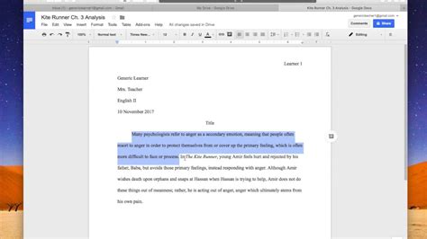 How to Put an Essay in MLA Format in Google Docs: A Comprehensive Guide